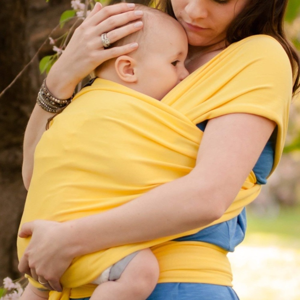 Cuddle Bug yellow baby wrap